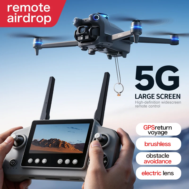 طائرة بدون طيار GT60 بكاميرا 4 - مراجعة Drone Mapping وسعره